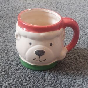 Royal Norfolk Vintage Christmas Mug Santa Claus Polar Bear Cocoa Mug
